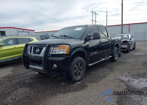 2013 Nissan Titan Pro-4X из США, поврежденный, VIN 1N6BA0EC6DN300477